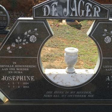 JAGER Andrew, de 1921-1999 &amp; Josephine 1924-2013