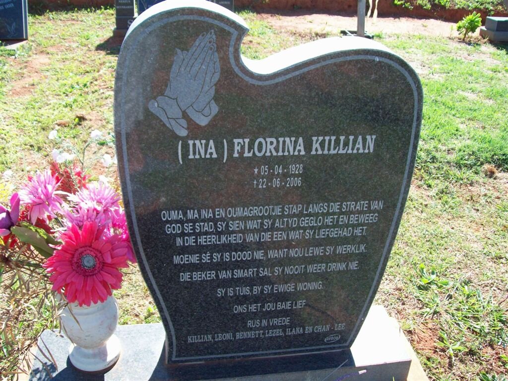 KILLIAN Florina 1928-2006