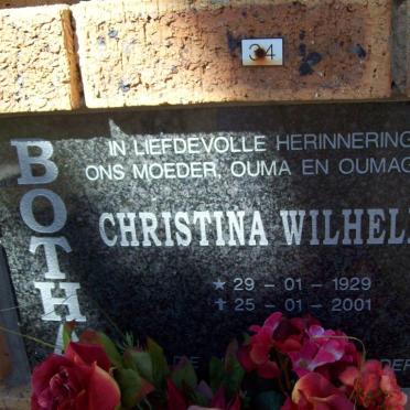 BOTHA Christina Wilhelmina 1929-2001