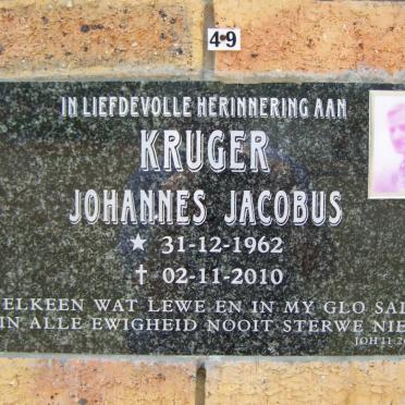 KRUGER Johannes Jacobus 1962-2010