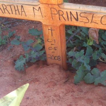 PRINSLOO Martha M. 1919-2008 