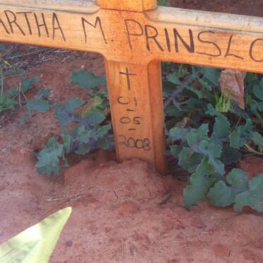 PRINSLOO Martha M. 1919-2008 