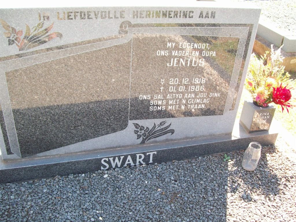 SWART Jentus 1918-1986