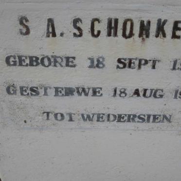 SCHONKEN S.A. 1919-1934
