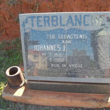 TERBLANCHE Johannes J. 1947-1997