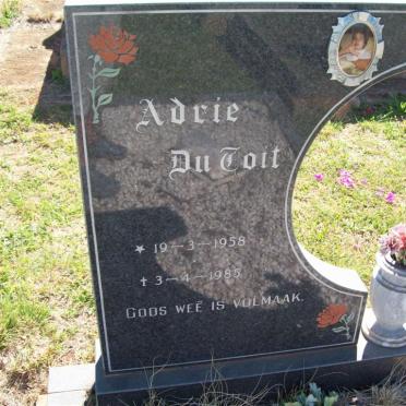 TOIT Adrie, du 1958-1985