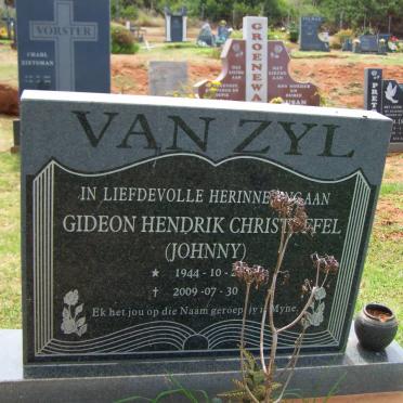 ZYL Gideon Hendrik Christoffel, van 1944-2009