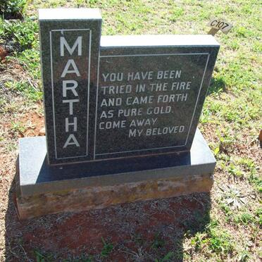 ? Martha