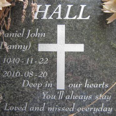 HALL Daniel John 1949-2016