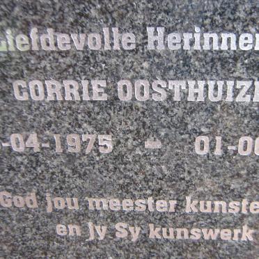 OOSTHUIZEN Corrie 1975-2005