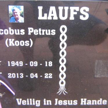 LAUFS Jacobus Petrus 1949-2013