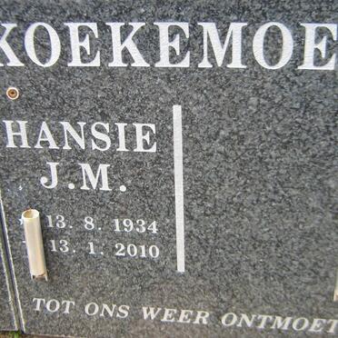 KOEKEMOER J.M. 1934-2010