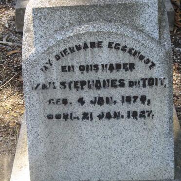 TOIT Izak Stephanes, du 187?-1927