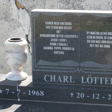 LOTTER Charl 1968-2000