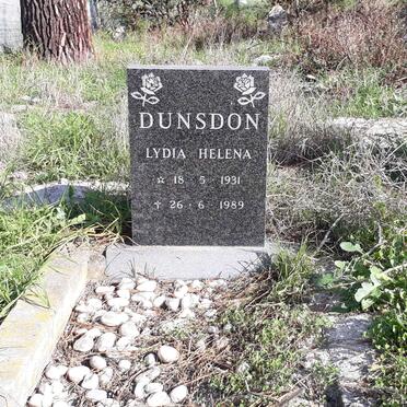 DUNSDON Lydia Helena 1931-1989