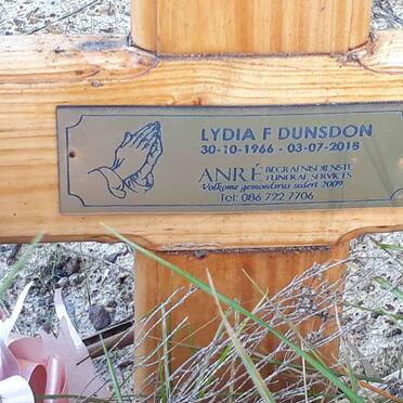 DUNSDON Lydia F. 1966-2018
