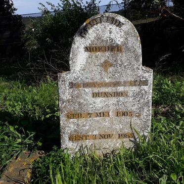 DUNSDON Elizabeth 1903-1985