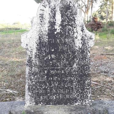 FOURIE Paul 18??-19??