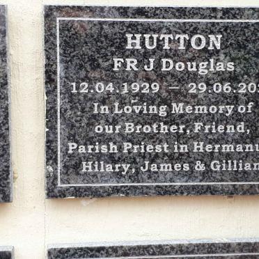 HUTTON J. Douglas 1929-2021