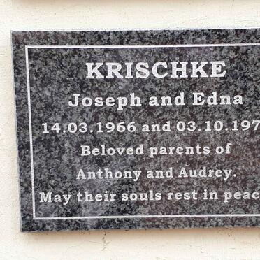KRISCHKE Joseph -1966 &amp; Edna -1977