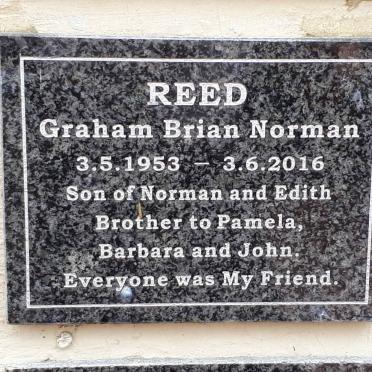 REED Graham Brian Norman 1953-2016