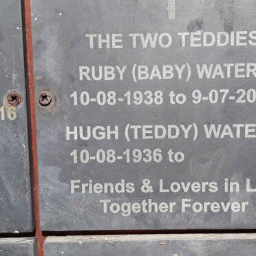 WATERS Hugh 1936- &amp; Ruby 1938-2020
