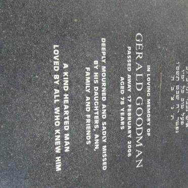 GOODMAN Gerald -2006