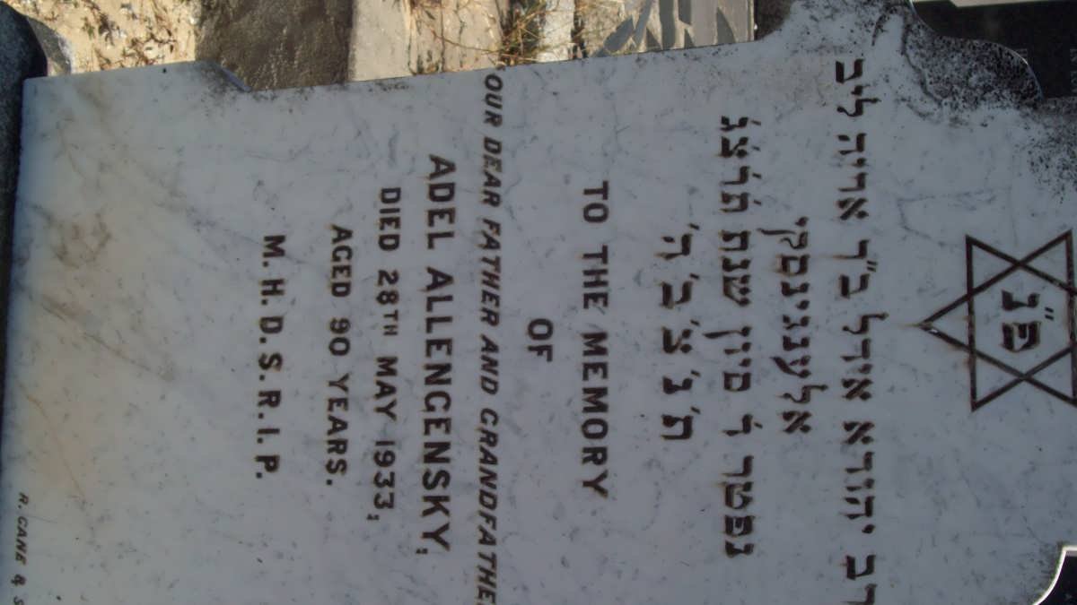 ALLENGENSKY Adel -1933