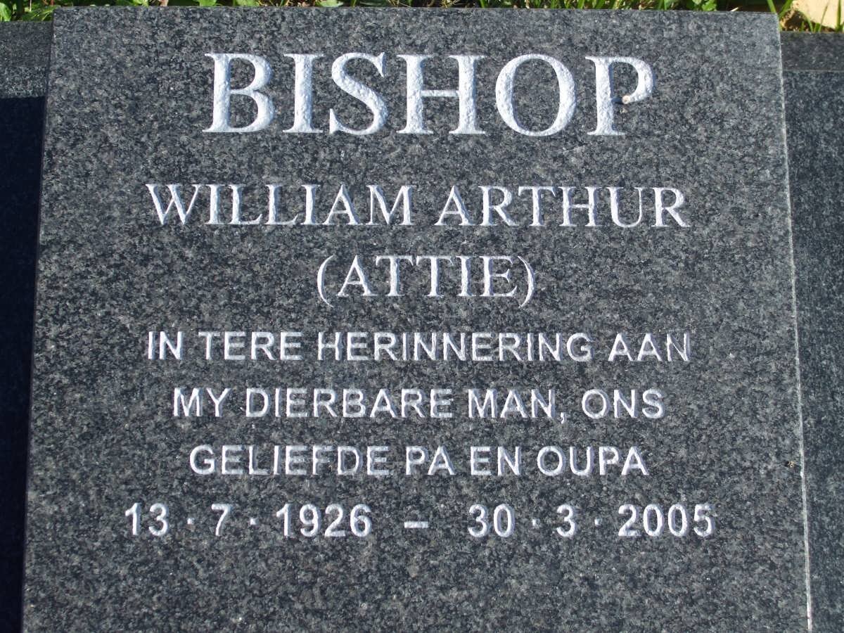 BISHOP William Arthur 1926-2005