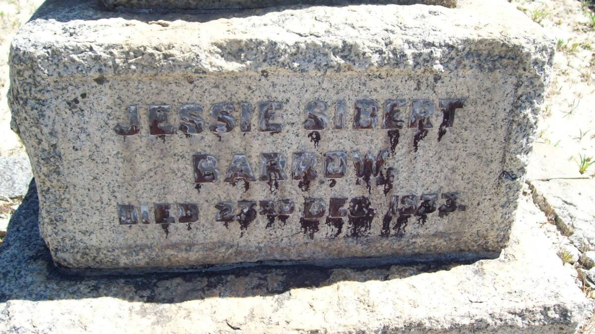 BARROW Jessie Sibert -1933