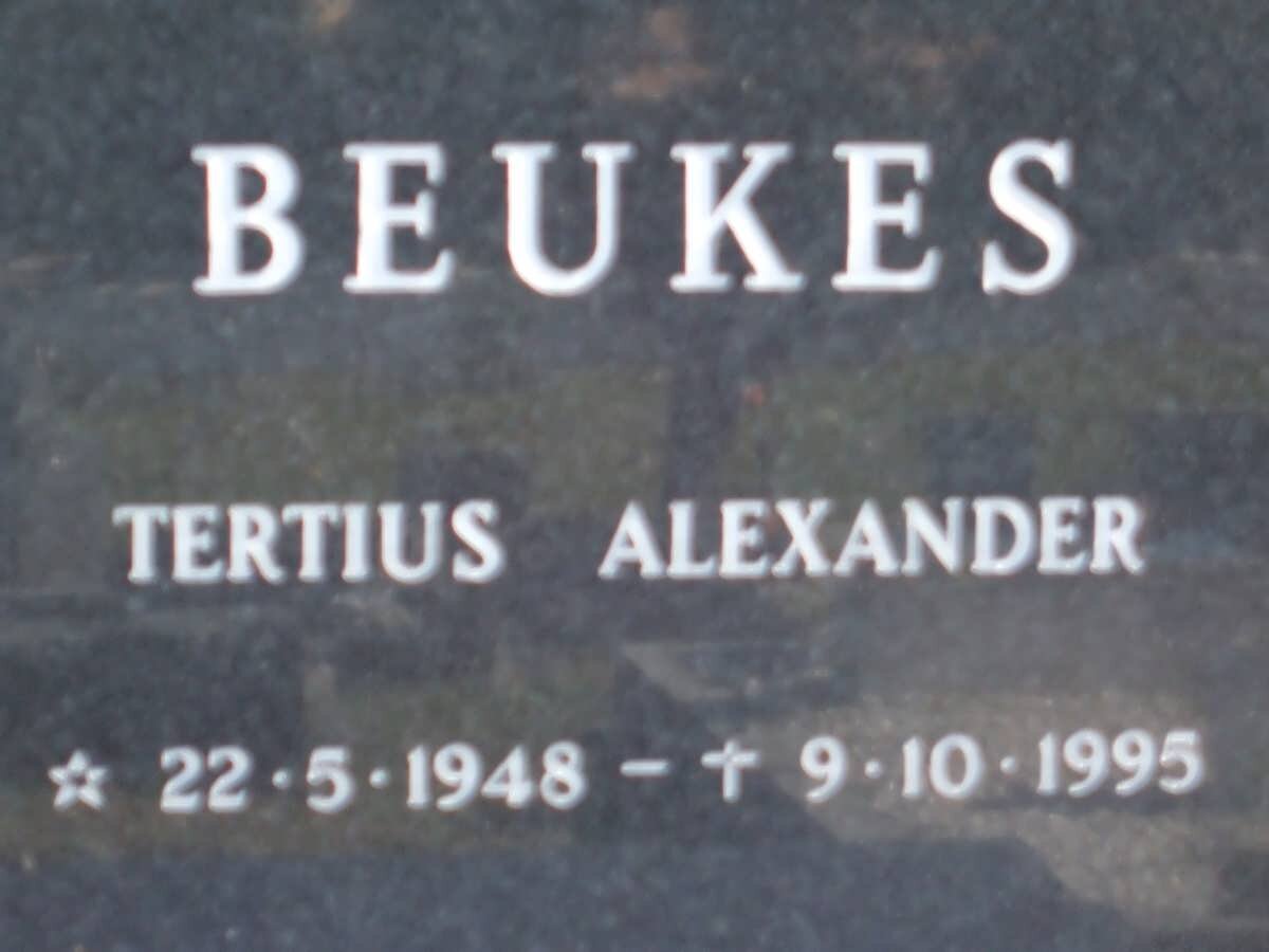 BEUKES Tertius Alexander 1948-1995