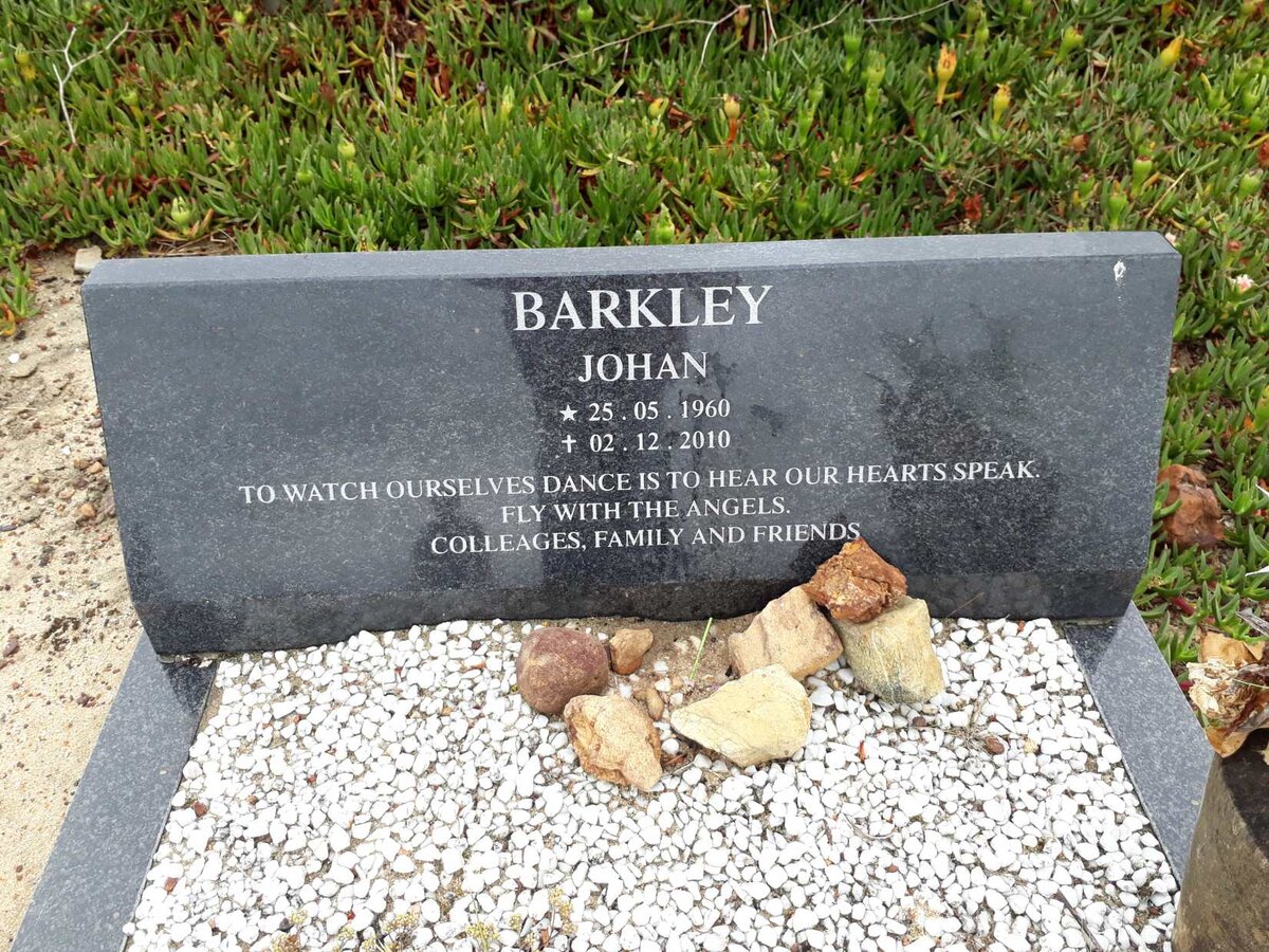 BARKLEY Johan 1960-2010