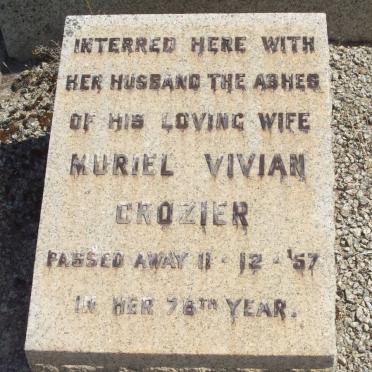 CROZIER Muriel Vivian -1957