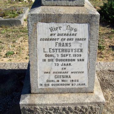 ESTERHUYSEN Frans L. -1939 &amp; Geesina -1956