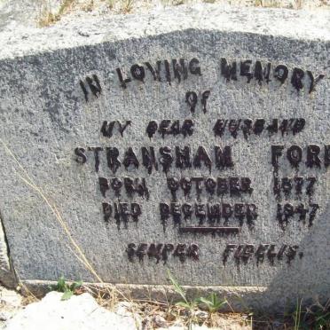 FORD Stransham 1877-1947