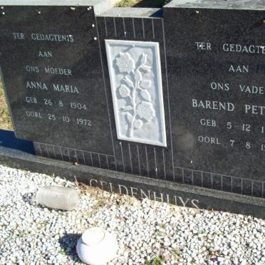 GELDENHUYS Barend Petrus 1901-1952 &amp; Anna Maria 1904-1972