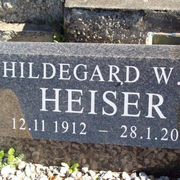 HEISER Hildegard W.M. 1912-2002