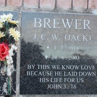 BREWER J.C.W. 1918-2003
