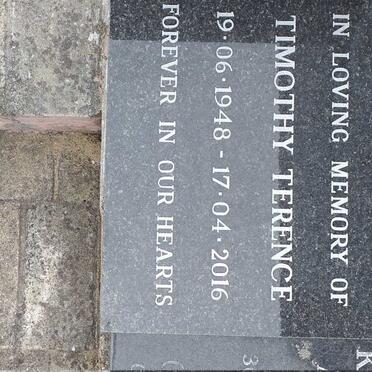 DUNNE Timothy Terence 1948-2016