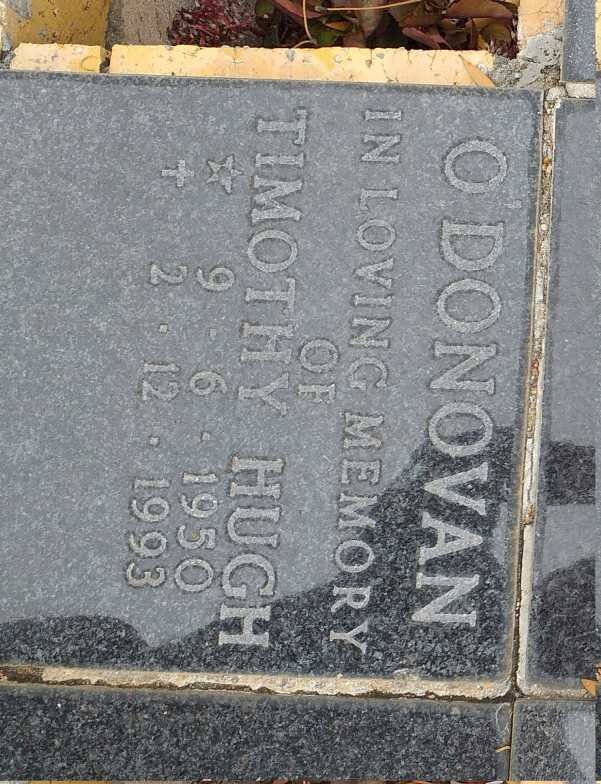 O'DONOVAN Timothy Hugh 1950-1993