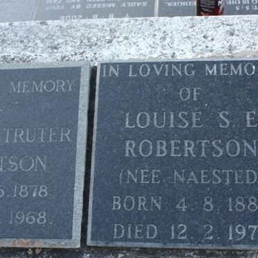 ROBERTSON Louise S.E. nee NAESTED 1880-1976