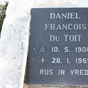 TOIT Daniel Francois, du 1906-1969