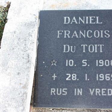 TOIT Daniel Francois, du 1906-1969