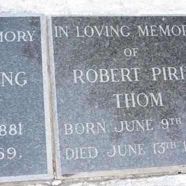 THOM Robert Pirie 1873-1960
