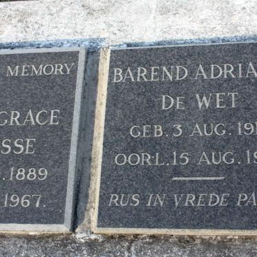WET Barend Adriaan, de 1912-1966
