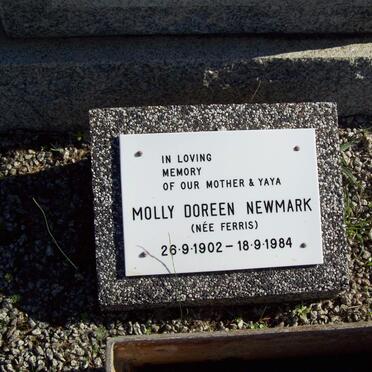 NEWMARK Molly Doreen nee FERRIS 1902-1984