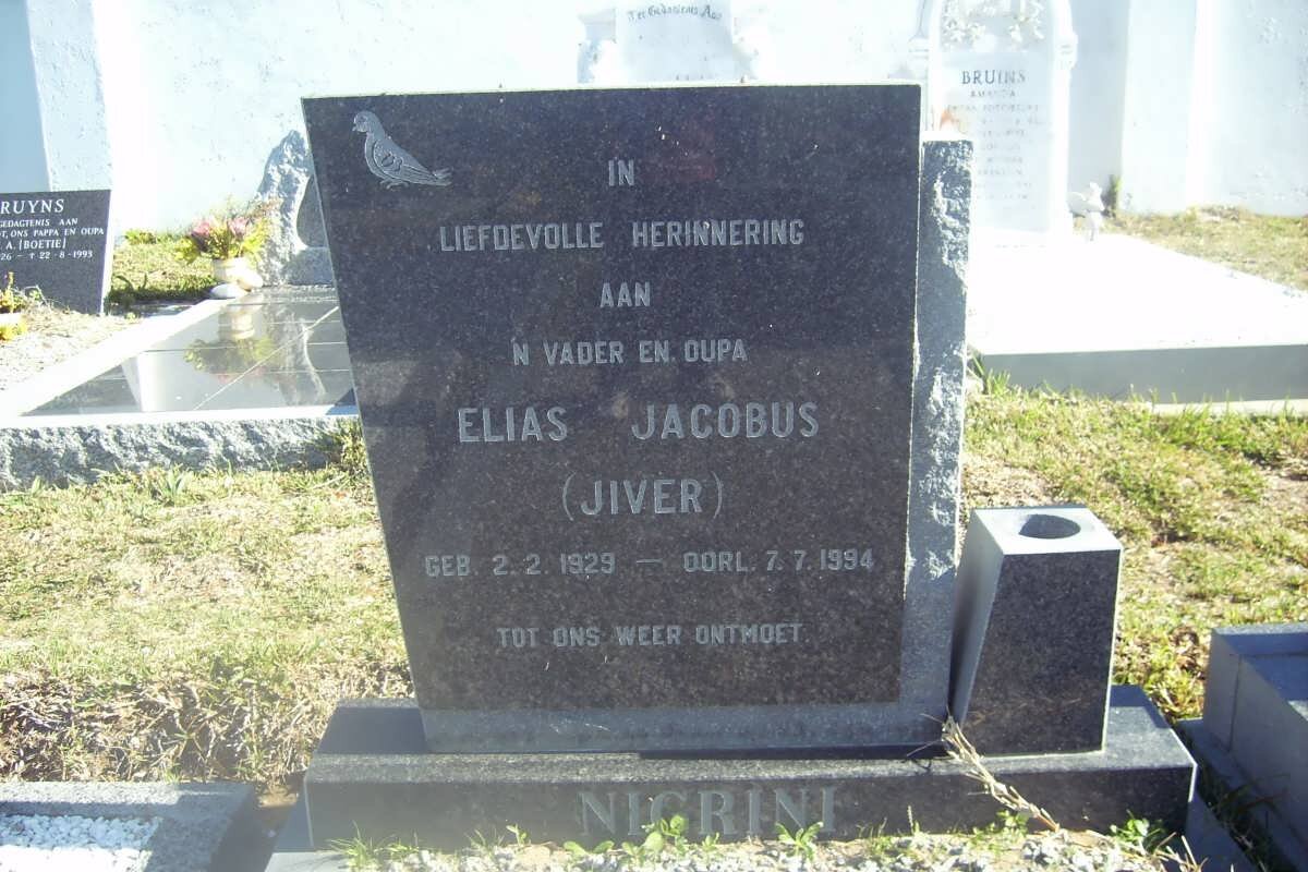 NIGRINI Elias Jacobus 1929-1994
