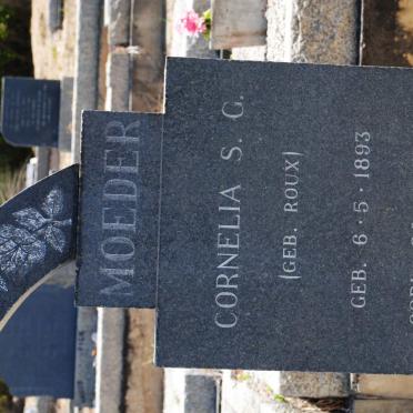 ROUX Cornelia Susanna Gertruda, le nee ROUX 1893-1973