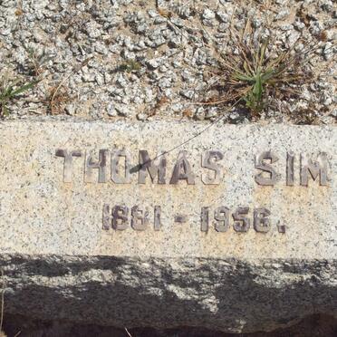 SIM Thomas 1881-1956