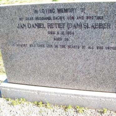 SLABBERT Jan Daniel Retief -1954